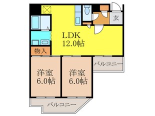 ブランコート池田の物件間取画像